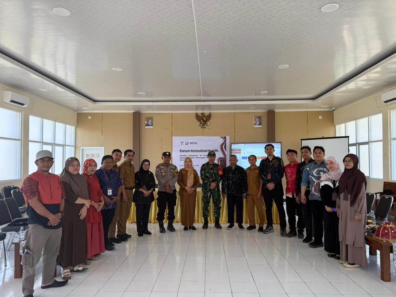 Babinsa Romangloe Kawal Keterbukaan Layanan SMP 24 Gowa, Orang Tua Dilibatkan dalam Evaluasi