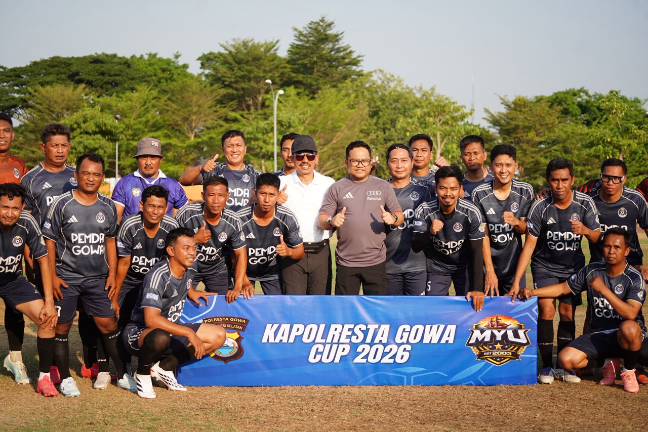 Kapolresta Gowa Cup 2026 Bergulir, Wadah Perkuat Silaturahmi TNI-Polri dan Pemda