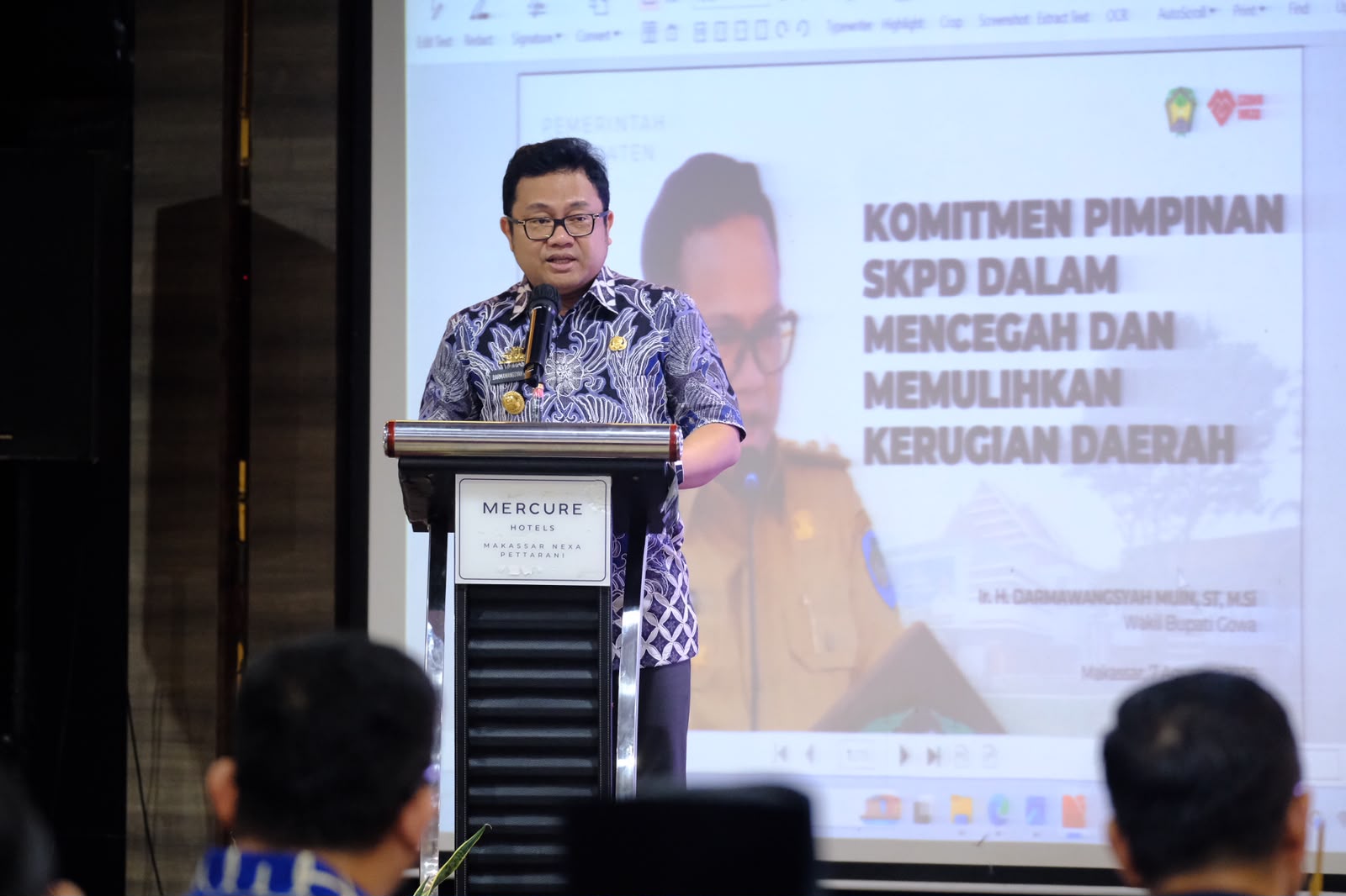 Wabup Gowa Ingatkan OPD: Kerugian Daerah Harus Dicegah Sebelum Terjadi