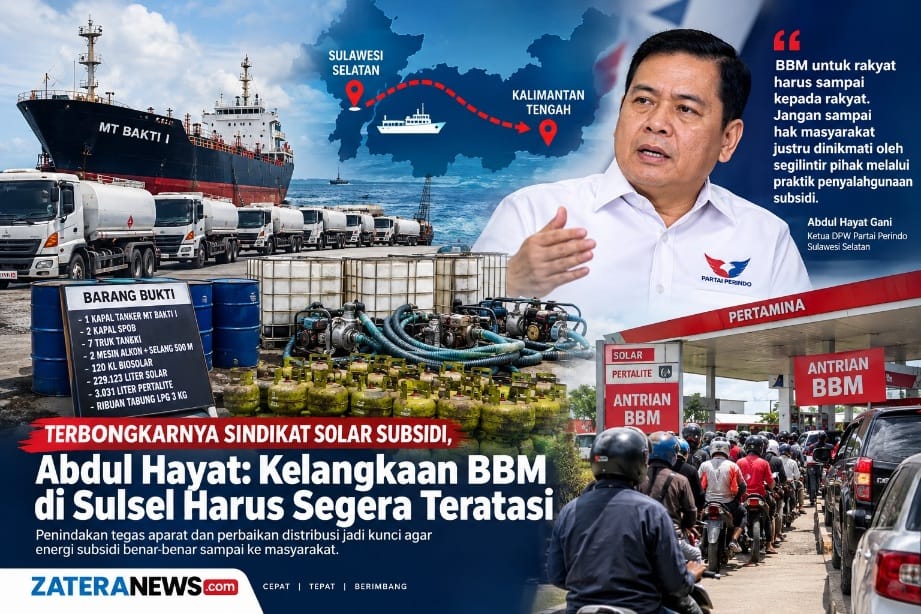 Terbongkarnya Sindikat Solar Subsidi, Abdul Hayat: Kelangkaan BBM di Sulsel Harus Segera Teratasi