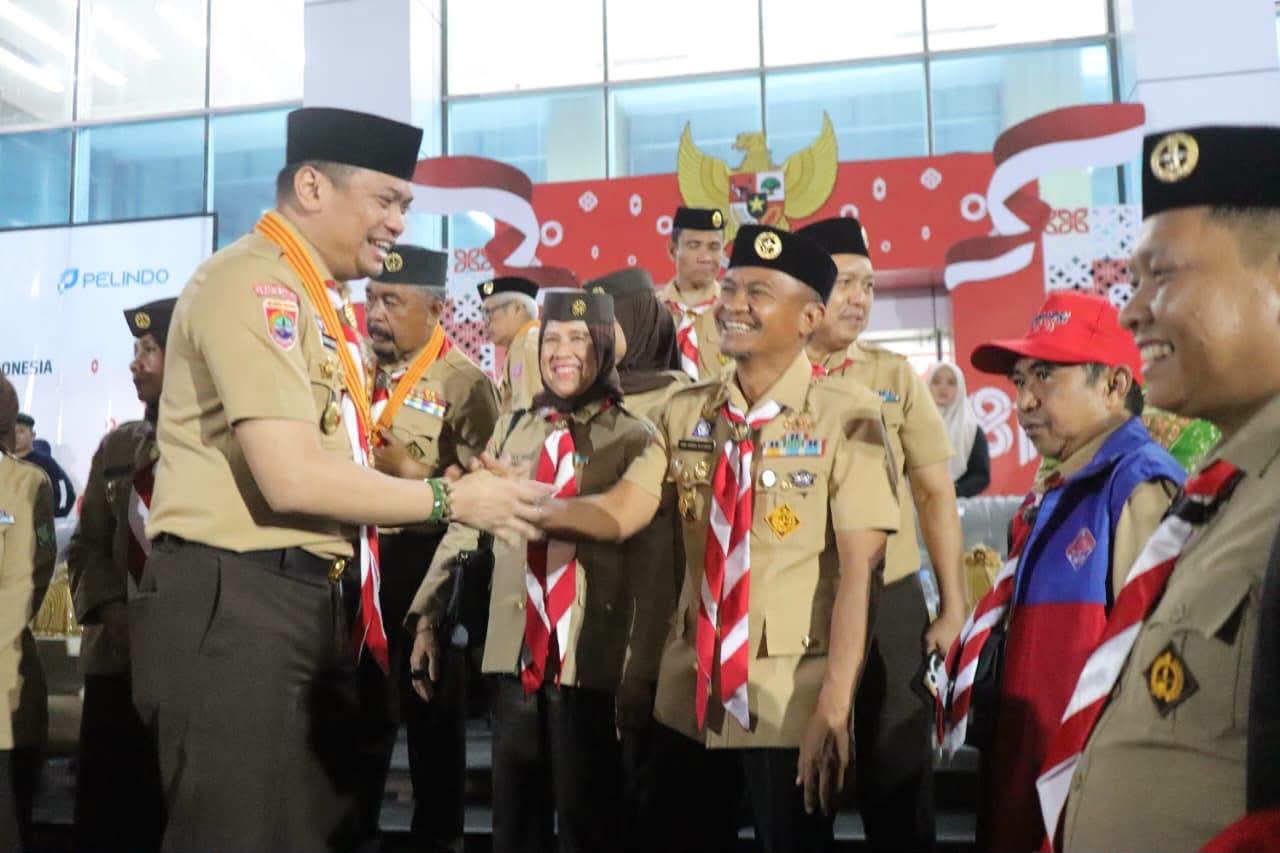 Bupati Bone Hadiri Pelepasan 1.700 Pramuka Sulsel Menuju Jamnas XI di Cibubur
