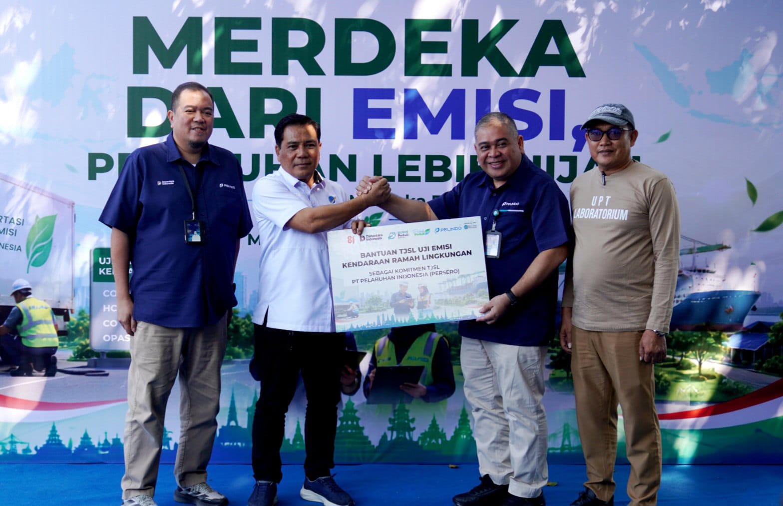 100 Kendaraan Logistik di Pelabuhan Makassar Jalani Uji Emisi, Pelindo Dorong Udara Lebih Bersih