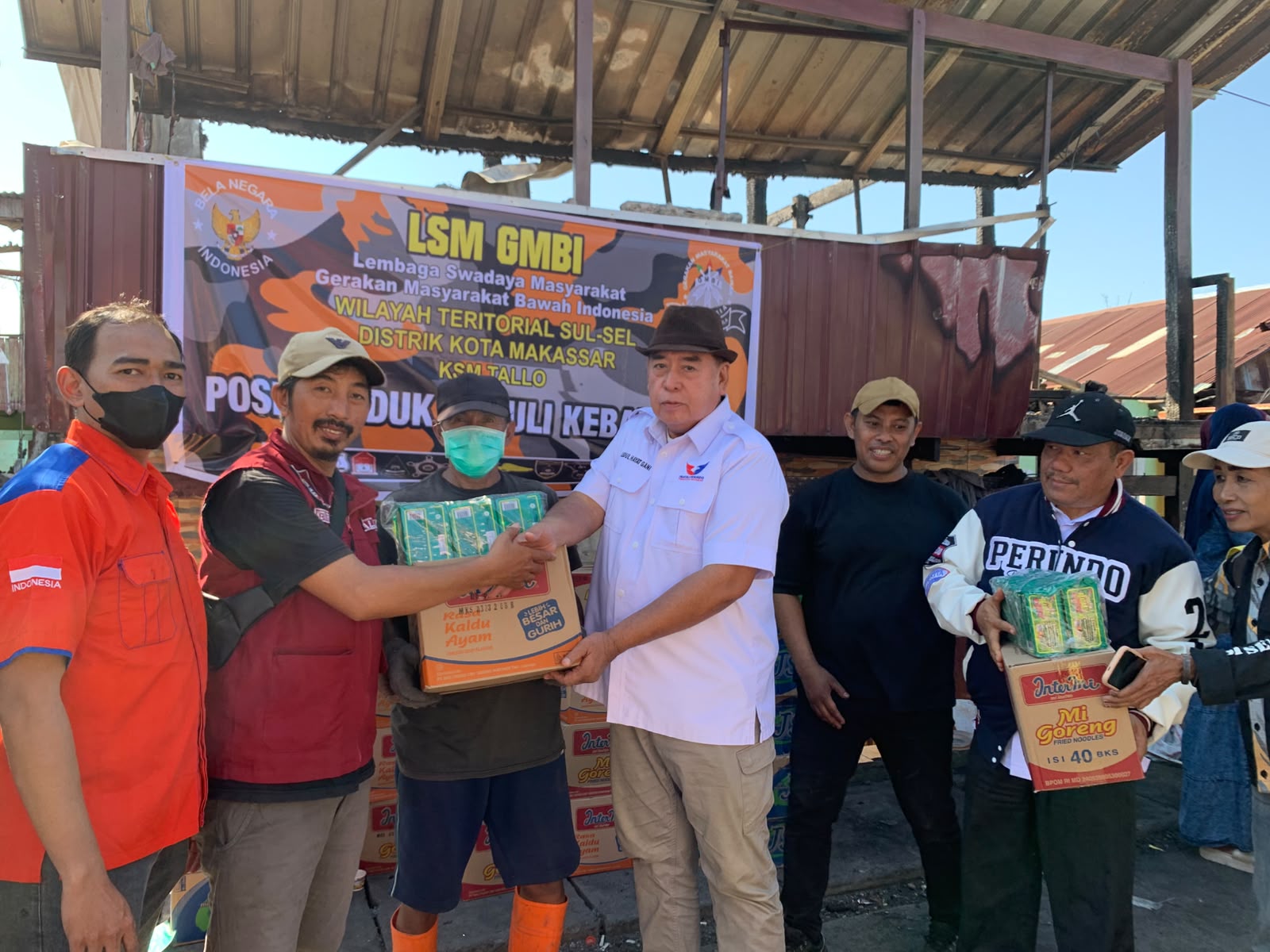 Perindo Sulsel Salurkan Bantuan untuk Korban Kebakaran di Tallo, Abdul Hayat Apresiasi Solidaritas Warga